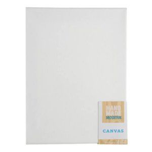 7" x 9" Rectangular Canvas White - Hand Made Modern